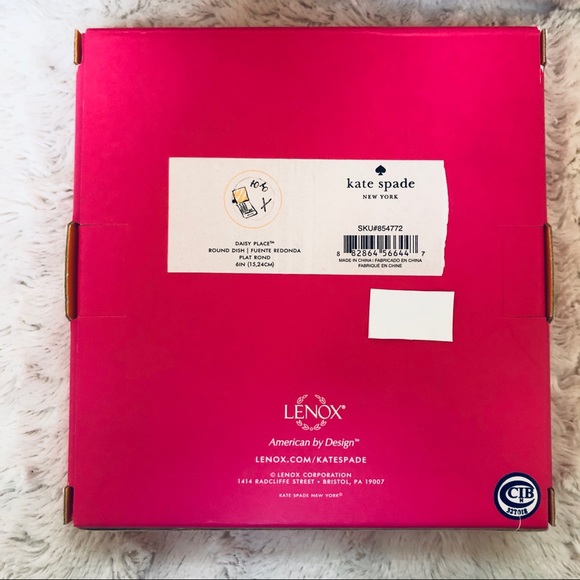 💋NEW Kate Spade New York candy dish by Lenox - Picture 7 of 9